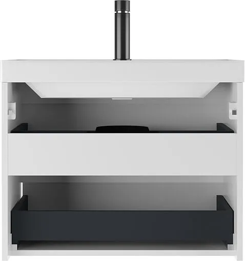 Тумба-умывальник подвесная Домино Verona 70 белый DV2502T+4670142930037