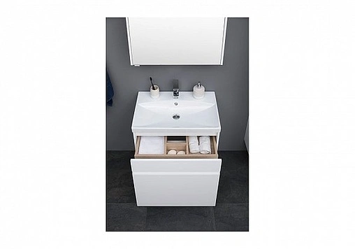 Тумба под умывальник Aquanet Палермо 70 белый 00203938