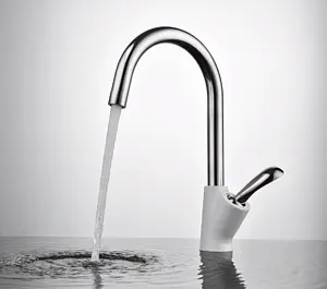 Смеситель для кухни D&K Venice Baciano белый/хром DA1032456, 3