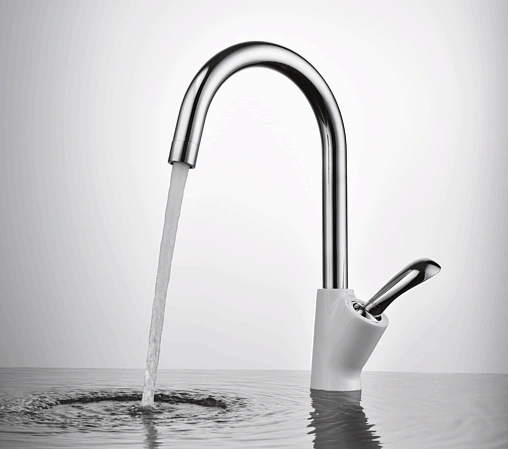 Смеситель для кухни D&amp;K Venice Baciano белый/хром DA1032456