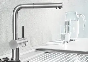 Смеситель для кухни с выдвижным изливом Blanco Linus-S нержавеющая сталь 514017 Смеситель для кухни с выдвижным изливом Blanco Linus-S нержавеющая сталь 514017, 3