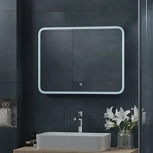 Зеркало с подсветкой Continent Bruno Led 60x80 белый ЗЛП2161, 5