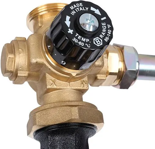 Четырёхходовой термостатический смесительный клапан 1½&quot; +30...+60°С Kvs 3.5 Barberi 630 A20 000 3