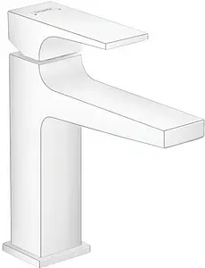 Смеситель для раковины Hansgrohe Metropol 110 белый матовый 32507700, 1