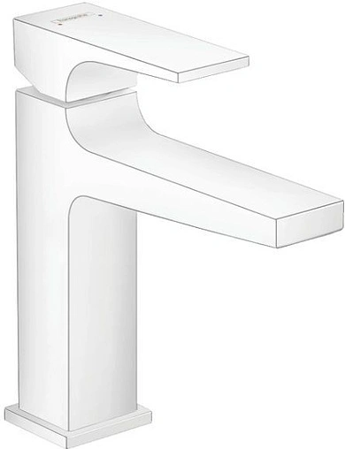 Смеситель для раковины Hansgrohe Metropol 110 матовый белый 32507700