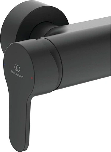 Душевая система со смесителем для ванны Ideal Standard Cerafine O чёрный матовый BC750XG