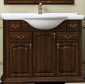 Тумба под умывальник напольная Opadiris Риспекто 100 орех антикварный Z0000001784, 1