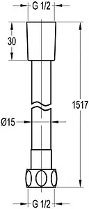 Шланг для душа Swedbe Terracotta Art 120см терракотовый 2530 Шланг для душа Swedbe Terracotta Art 120см терракотовый 2530, 2