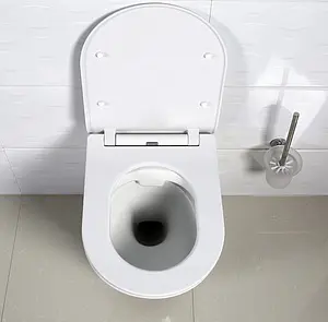 Унитаз подвесной безободковый BelBagno Flay-R белый BB506CH, 4