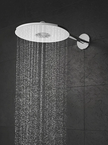 Лейка верхнего душа с настенным креплением Grohe Rainshower 310 SmartActive белый/хром 26475LS0
