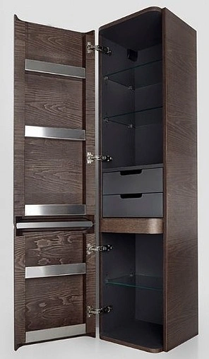 Шкаф-пенал подвесной Am.Pm Sensation 40 L табачный дуб M30CHL0406TF