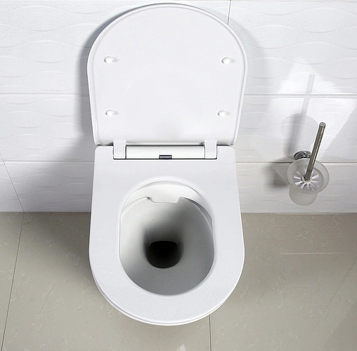 Унитаз подвесной безободковый BelBagno Flay-R белый BB506CH