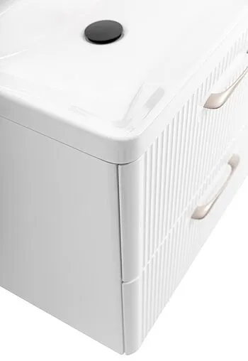 Тумба-умывальник подвесная BelBagno DUE 60 Bianco Lucido DUE-600-2C-SO-BL-P+BB-8076-3-60