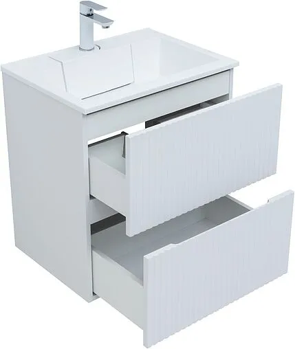 Тумба под умывальник Aquanet Джейн 60 белый матовый 00313284