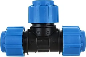 Тройник компрессионный соединительный 25мм x 25мм x 25мм ТПК-Аква 50050025 Тройник компрессионный соединительный 25мм x 25мм x 25мм ТПК-Аква 50050025, 4