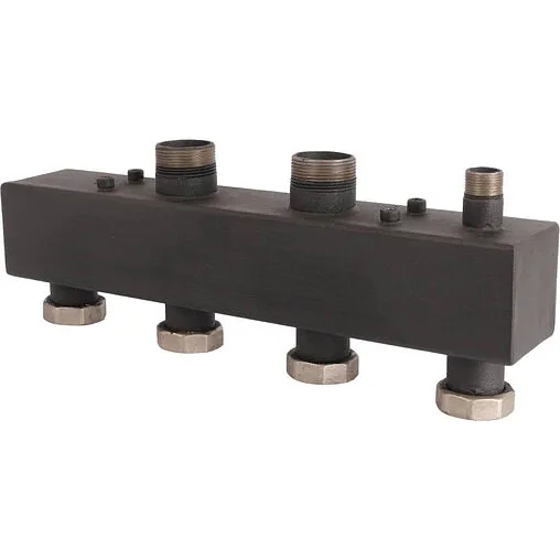 Коллектор распределительный 2 контура 1½&quot;н x 1½&quot;нг Rommer RDG-0017-004002