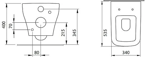 Унитаз подвесной безободковый Allen Brau Infinity черный матовый 4.21011.31