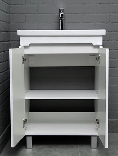 Тумба под умывальник напольный Айсберг Como 60 белый DA2502T