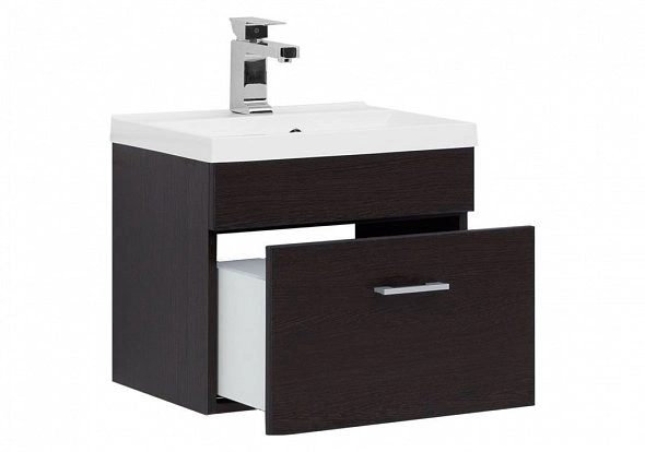 Тумба под умывальник подвесная Aquanet Нота 50 венге 00159093