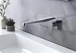 Смеситель для раковины из стены Aquatek Оберон хром AQ1213CR, 3