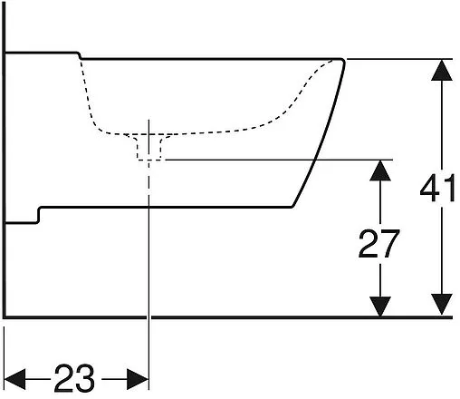 Биде подвесное Geberit Xeno² белый 500.501.01.1