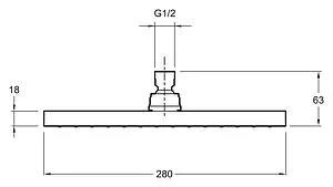 Душевая панель с термостатом для душа Jacob Delafon WaterTile хром E3872-185 Душевая панель с термостатом для душа Jacob Delafon WaterTile хром E3872-185, 3