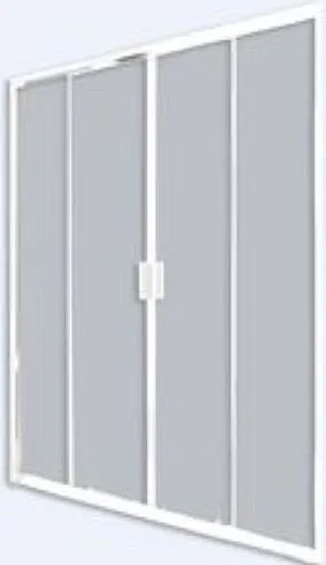 Дверь в нишу 1200мм прозрачное, матовое стекло Ravak Blix BLDP4-120 0YVG0100ZG