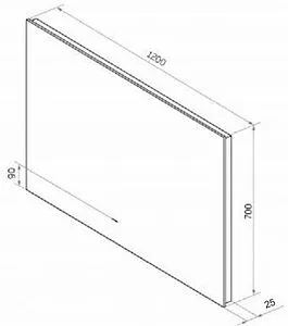 Зеркало с подсветкой Continent Trezhe Led 120x70 с бесконтактным сенсором белый ЗЛП317, 2