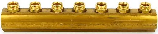 Коллектор распределительный проходной 7 отводов 1¼&quot;в/в x ¾&quot;ек Tiemme 1970054