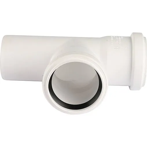 Тройник внутренний бесшумный D=50x50мм Угол 87° Rehau Raupiano Plus 11212541001