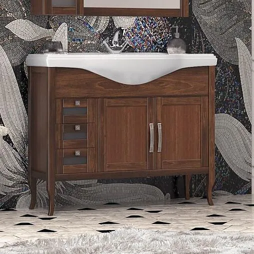 Тумба-умывальник напольный Opadiris Мираж 100 светлый орех 00-00005725+4640021060926