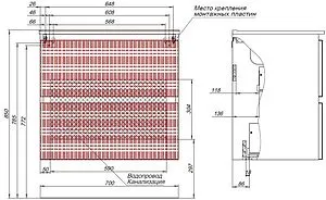 Тумба-умывальник подвесная Aquanet Джейн (Flat) 70 мисти грин 00335433+, 3