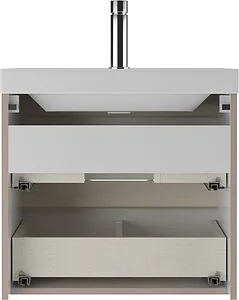 Тумба под умывальник подвесная Домино Classica 60 латте DD2507T, 5