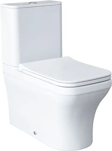 Унитаз-компакт безободковый Allen Brau Infinity белый 4.21012.20+4.XX000.20
