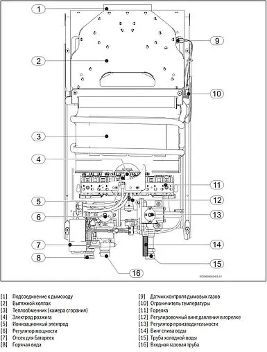 Водонагреватель проточный газовый Bosch W10 KB23 S5795 7736500992