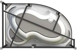 Ванна акриловая Radomir Ирма 149х96 L 2-01-0-1-1-216 Ванна акриловая Radomir Ирма 149х96 L 2-01-0-1-1-216, 3