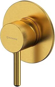 Смеситель для душа скрытого монтажа WHITECROSS Y brushed gold золото брашированное Y1245GLB, 1
