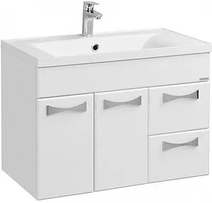 Тумба-умывальник подвесная Aquaton Диор 80 белый 1A1678K3DR010, 1