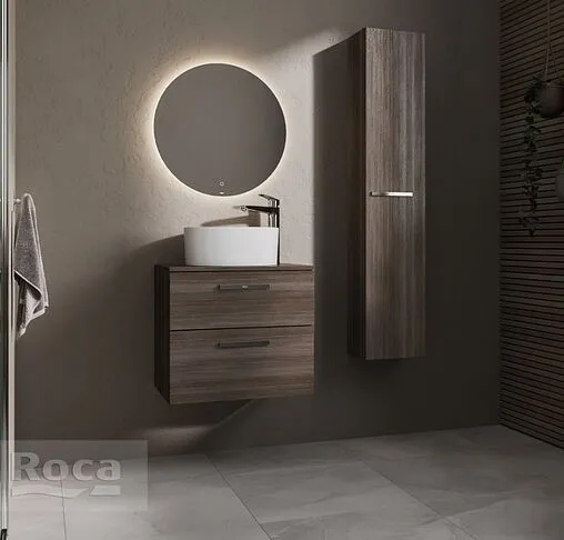 Шкаф-пенал подвесной Roca Victoria 30 городской дуб A857564402