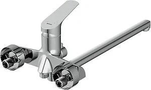 Смеситель для ванны с длинным изливом Cersanit Flanis хром 64093, 5