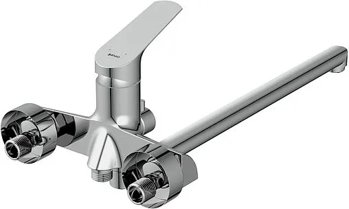Смеситель для ванны с длинным изливом Cersanit Flanis хром 64093