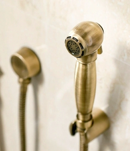 Гигиенический душ с держателем Migliore Karina бронза ML.KRN-34.420.BR