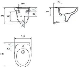 Комплект 6 в 1 Cersanit Delfi S-SET-DELFI/Tiger/Cg-w с кнопкой Leon хром глянцевый, 3