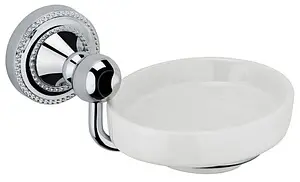 Мыльница Fixsen Style хром/белый FX-41108 Мыльница Fixsen Style хром/белый FX-41108, 1