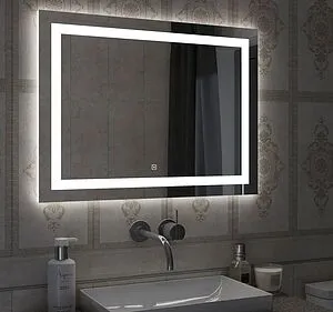 Зеркало с подсветкой Continent Rimini Led 70x50 белый ЗЛП680, 5