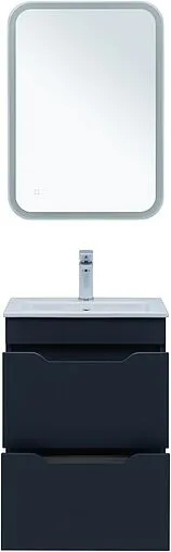 Тумба-умывальник Aquanet Практика 50 маренго 00330456+44050