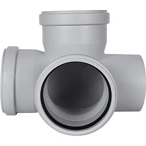 Крестовина двухплоскостная левая внутренняя бесшумная D=110x110x110мм Угол 87° Stout SKB-0017-011087, 4