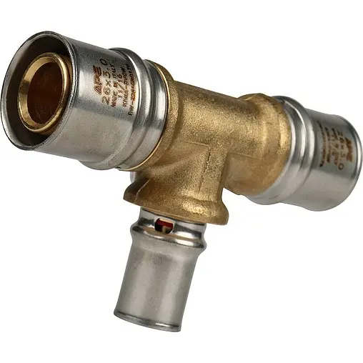 Тройник пресс редукционный 26мм x 16мм x 26мм APE AP131 26x16x26