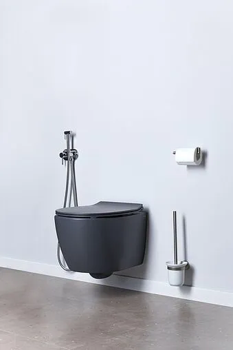 Унитаз подвесной безободковый Allen Brau Fantasy антрацит 4.11004.AN