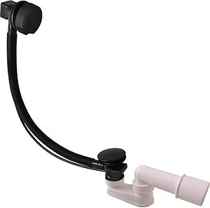 Слив-перелив для ванны Rav Slezak чёрный матовый MD0588PCMAT Слив-перелив для ванны Rav Slezak чёрный матовый MD0588PCMAT, 1